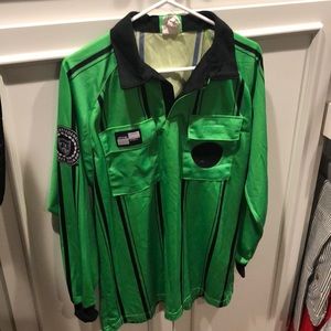 Official Sports LS Green Soccer Referee Jersey